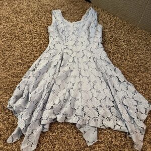 Altar'd State Light Blue Lace Dress